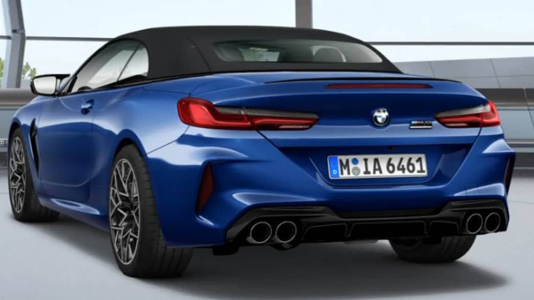 BMW M8 Competition Cabrio Steptronic Sport (ab 03/22): Technische Daten ...