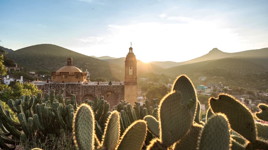 Blick vom San Pedro Berg San Luis Potosi, Mexiko