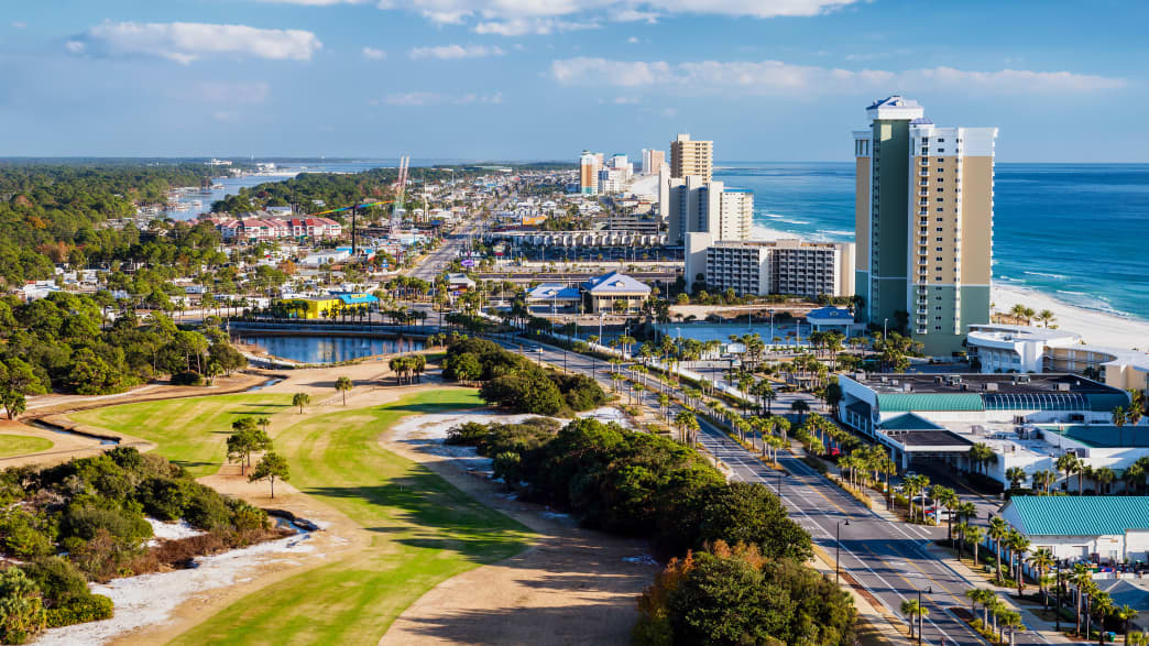Blick auf Panama City