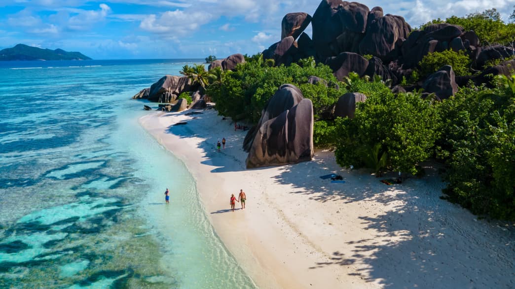 Strand auf den Seychellen