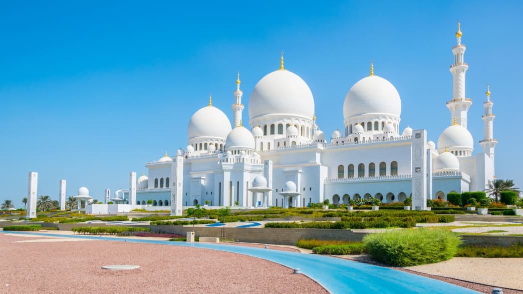 Sheikh Zayed Moschee in Abu Dhabi