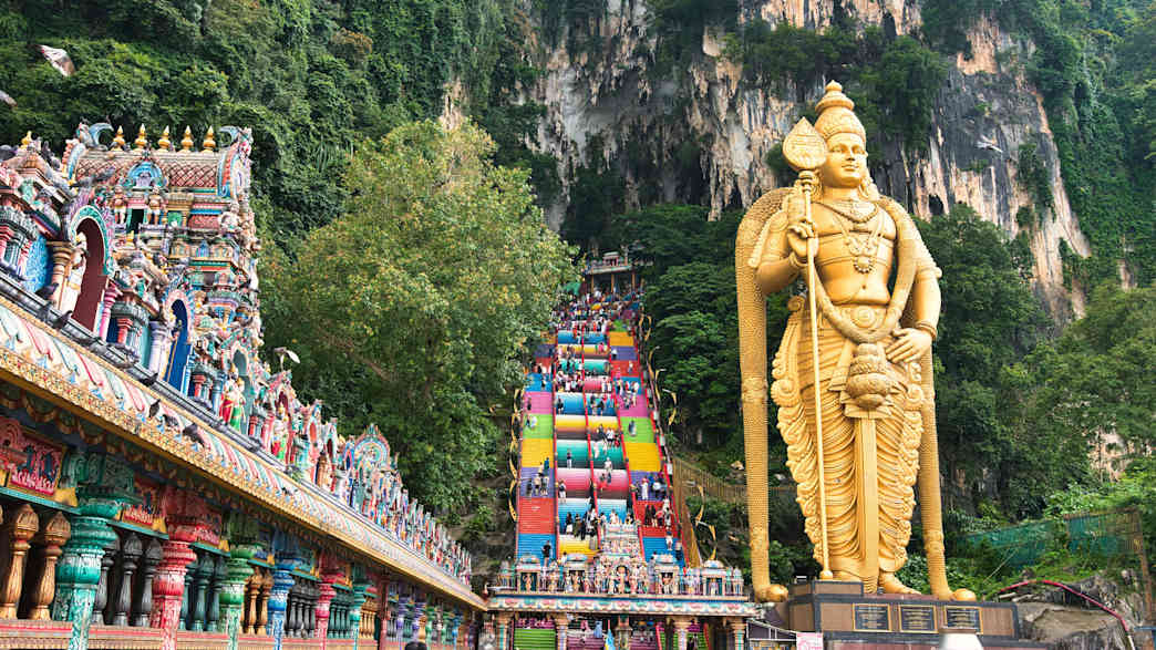 Die Batu Caves in Malaysia