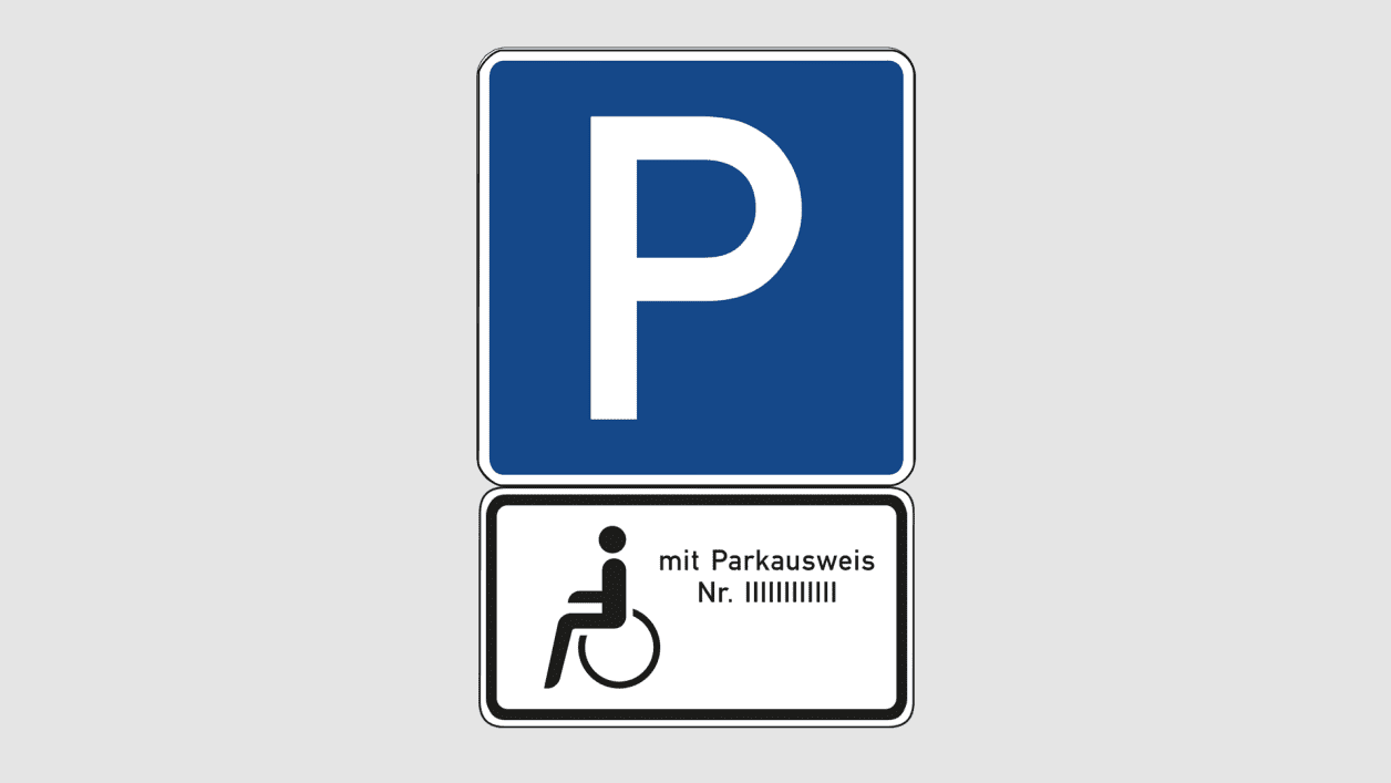 Behindertenparkplatz: Parkerleichterungen für Menschen mit Behinderung