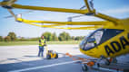 Der ADAC Volocopter wird gezogen