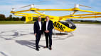 Aufnahme des ADAC Volocopter mit Karsten Schulze und Frédéric Bruder