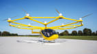 Der ADAC Volocopter stehend
