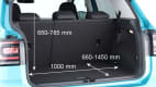 Der Kofferraum des VW T-Cross