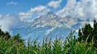 Berglandschaft am Colle di Sampeyre, Motorradstrecke in den italienisch-französischen Alpen
