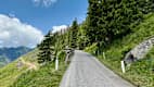 Straße am Manghenpass