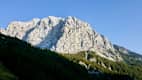 Panorama des Vršič-Pass in Slowenien