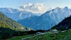 Panorama des Vršič-Pass in Slowenien