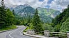Aussicht auf den Vrsicpass in Slowenien