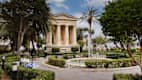 Die Upper Barrakka Gardens, eine öffentliche Parkanlage in Valletta auf Malta