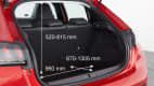 Kofferraum des Peugeot 208