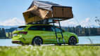 Dachzelt Vickywood: Big Willow 140 auf einem Auto