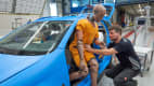 Crashtest Gepäcksicherung