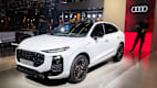 Frontansicht eines Audi Q3 auf der IAA 2025 in München