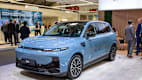 Frontansicht eines Leapmotor B10 auf der IAA 2025 in München.