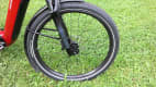 Das Vorderrad des Specialized Turbo Como 5.0 E-Bike