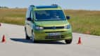 Der VW Caddy California Maxi auf der Teststrecke des ADAC