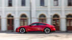 Seitenansicht eines fahrenden Audi e-tron GT quattro