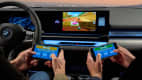 Spiel als Unterhaltung im Display des BMW i5