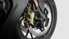 Das HInterrad der BMW K 1600 GT