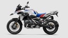 Seitenansicht einer stehenden BMW R 1250 GS