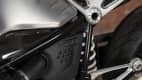 Die Feder des Motorrades BMW R nine T