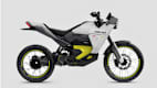 Seitenansicht des Can Am Origin Elektromotorrad auf neutralem Hintergrund