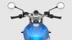 Ein Detail der BMW R nineT Scrambler des Lenkers