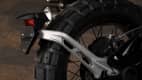 Ein Detail der BMW R nineT Scrambler des Reifens