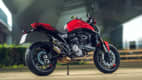 Seitenansicht der Ducati Monster