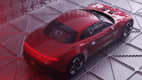 Das rote Fisker Ronin Cabrio