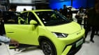 Aufnahme des BYD Seagull auf der Messe Shanghai
