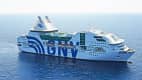 eine Fähre von "Grandi Navi Veloci"