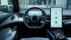 Lenkrad und Display im BYD Seal