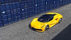 Der neue Lotus Evja stehend von oben fotografiert