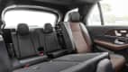 Umgeklappte Rueckbank eines Mercedes GLE