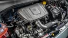 Der Motor eines Fiat 500 Hybrid