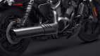 Auspuff der Harley-Davidson Nightster