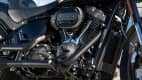 Nahaufnahme vom Motorblock der Harley Davidson Low Rider S