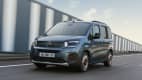 Frontansicht eines fahrenden Citroen Berlingo