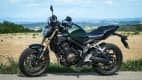 Seitenansicht einer stehenden Honda CB650R