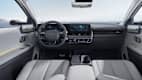 Der Blick von der Rückbank in das Cockpit des Hyundai Ioniq 5