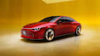 Front und Seitenansicht eines stehenden Mercedes Vision CLA