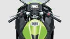 Aufnahme des Cockpit der Kawasaki Ninja 500 SE