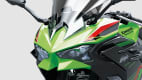 Aufnahme der Front der Kawasaki Ninja 500 SE