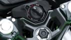 Aufnahme des Tankdeckel der Kawasaki Ninja 500 SE