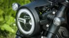 Aufnahme des Scheinwerfer der Keeway V-Cruise